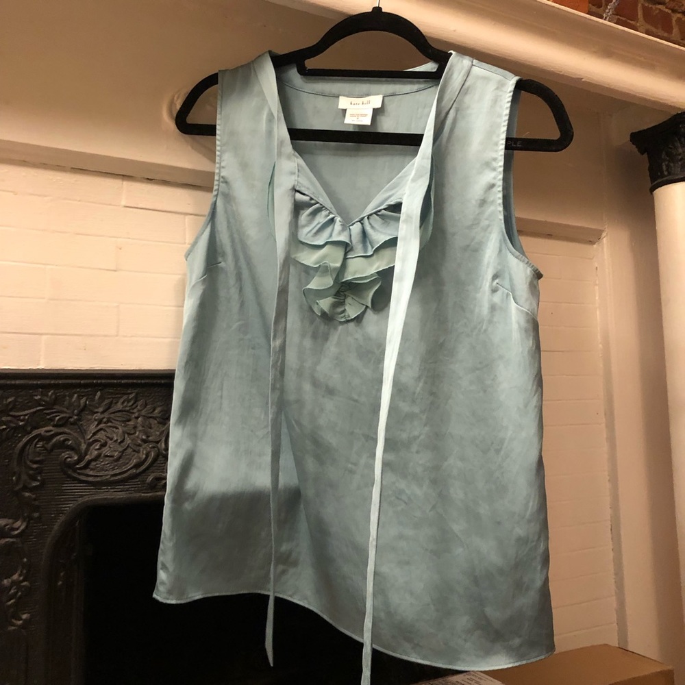 Satiny Tank Blouse